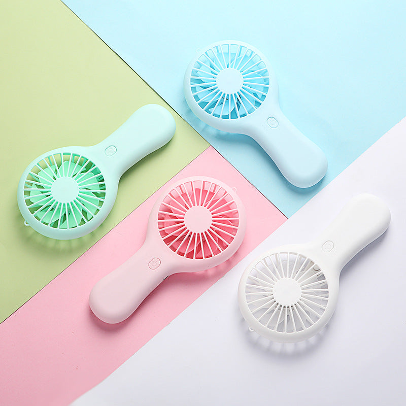 Rechargeable Mini Handheld Fan Phone Holder With Adjustable Wind Speed