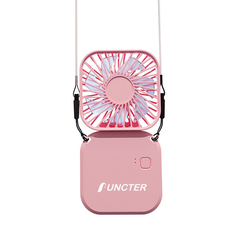 Mini Portable Fan USB Neck Quiet Handheld Personal Foldable Fan Rechargeable Fan