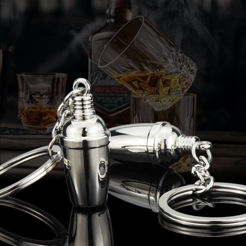 Cocktail Shaker Keychain