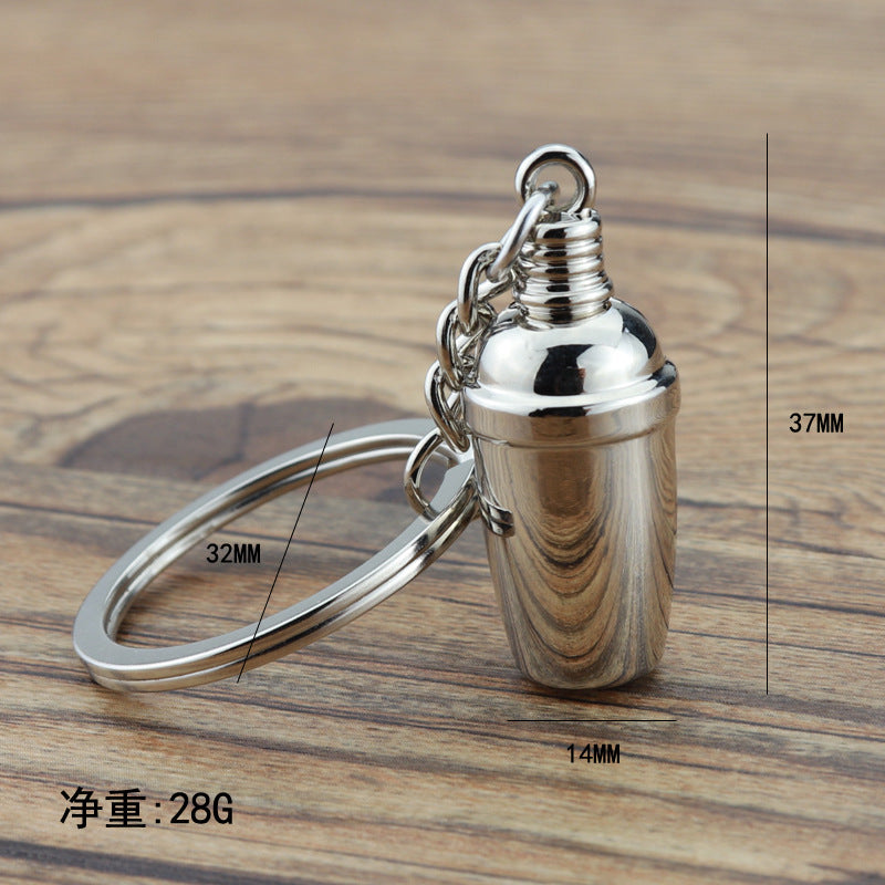 Cocktail Shaker Keychain