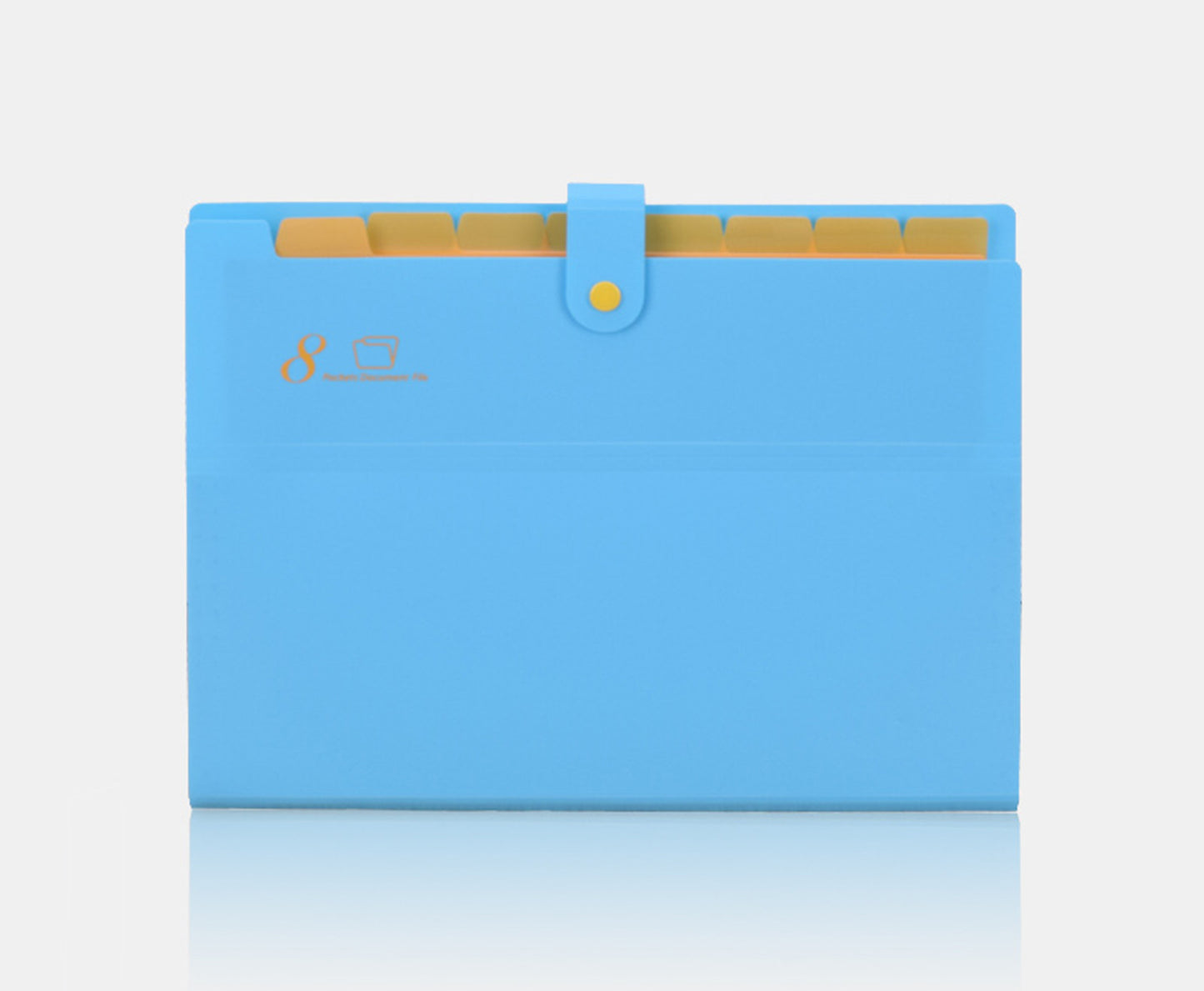Expanding File Folder, 8 Pocket Cute Folders with Labels Letter Size Accordion File Organizer
