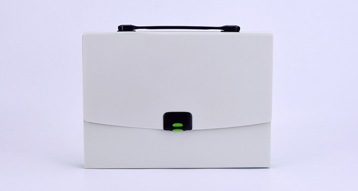 Portable 12 Pockets Expanding File Folder Accordion Document Organizer Letter A4 Paper Size Storage
