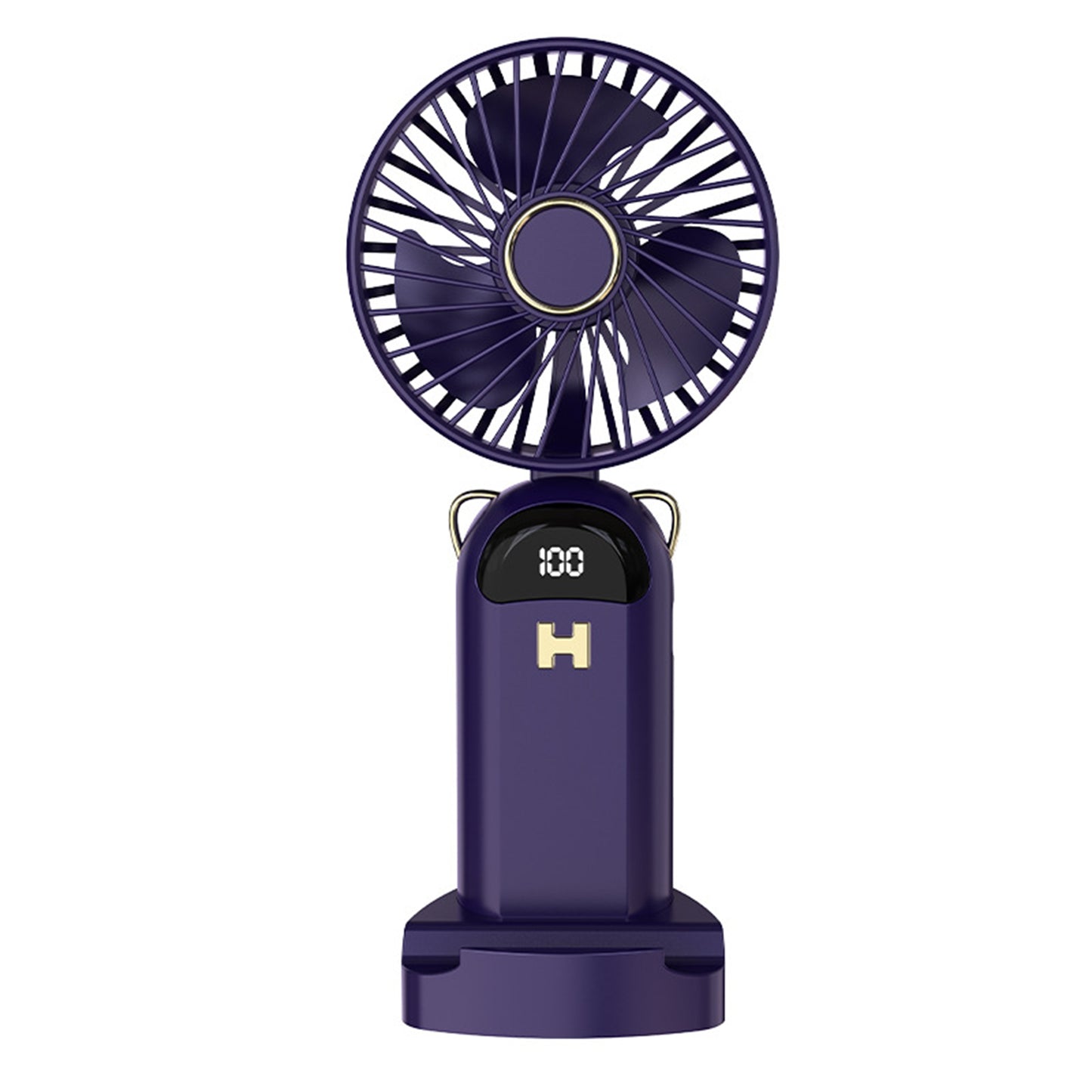 Mini Handheld Fan, Portable Personal Fan Hanging Neck Fan W/5 Speed Adjustable Fan