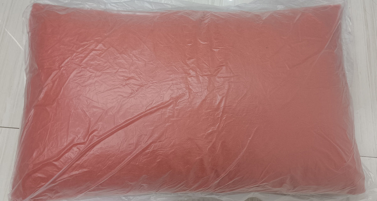 9 x 14" Premium Square Satin Silk Polyester Short Plush Throw Pillowcase With Hidden Zipper
