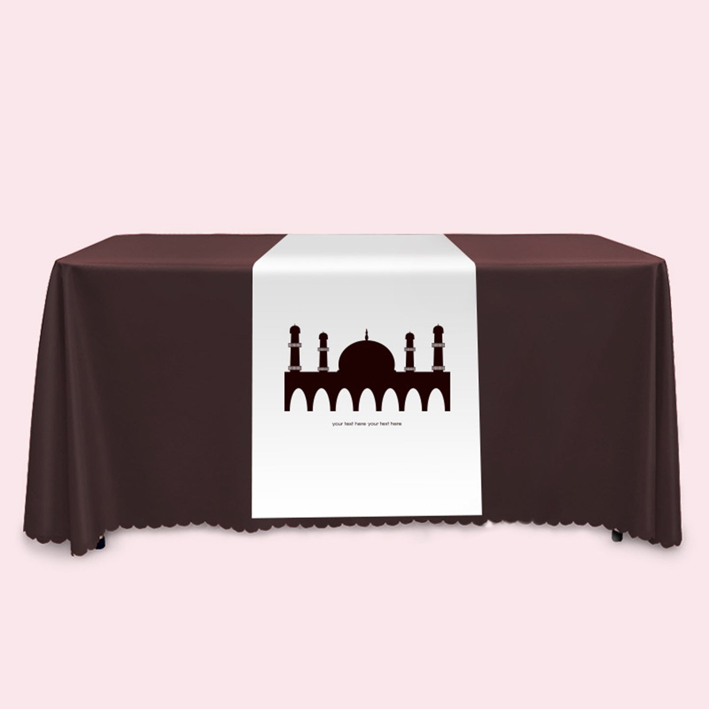 6' Table Cover Washable Polyester Tablecloth for 6' Table - Perfect for Wedding, Restaurant