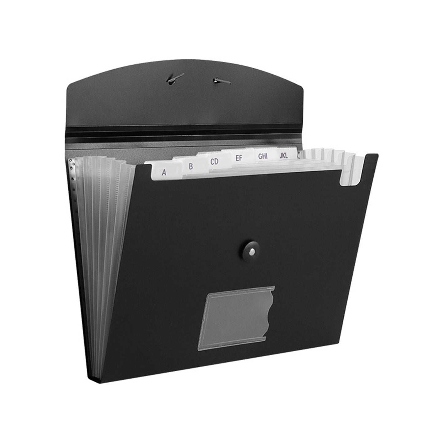 File Organizer 7 Pocket Expanding File Folder with Labels, Plastic Expandable File Folder