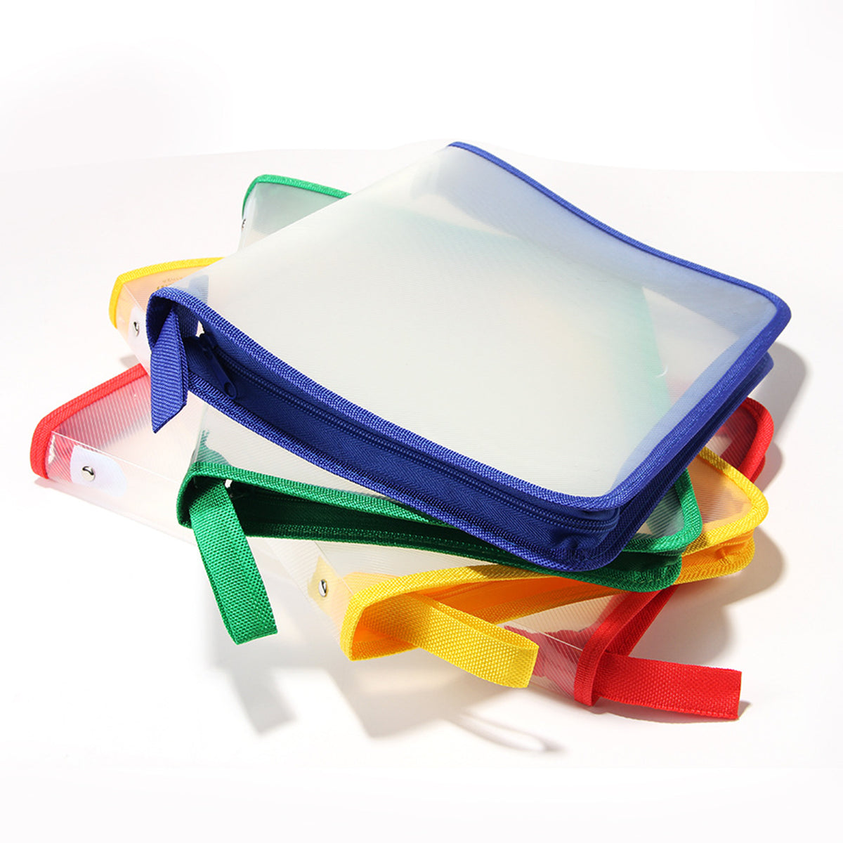 Clear Zip Plastic Envelopes A4 Zipper Document Folder Letter File Folder