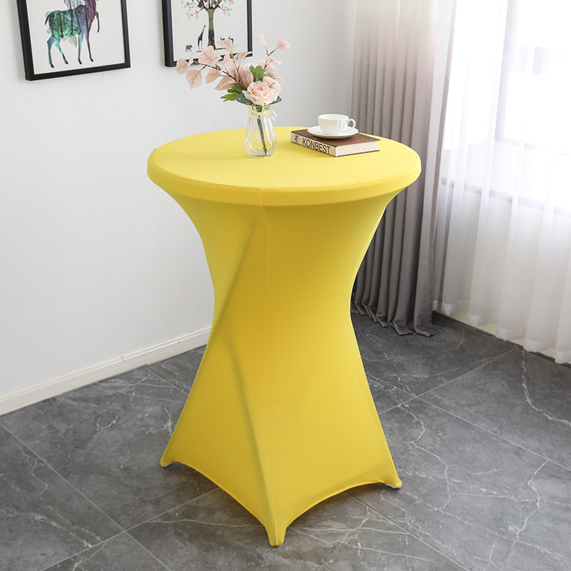 30 x 43" Spandex Cocktail Table Cover, Custom Printed Table Cover With Leg