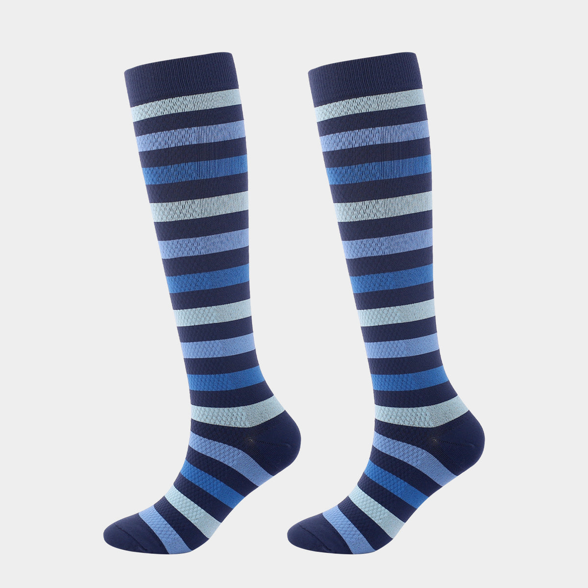 Full Printing Compression Socks Knee High Nurse Pregnant Running Medical and Travel Athletic
