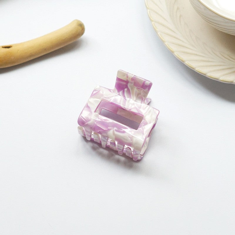 2" Rectangle Hair Clips Colorful Hair Claw High Classic Hair Clip for women Girls