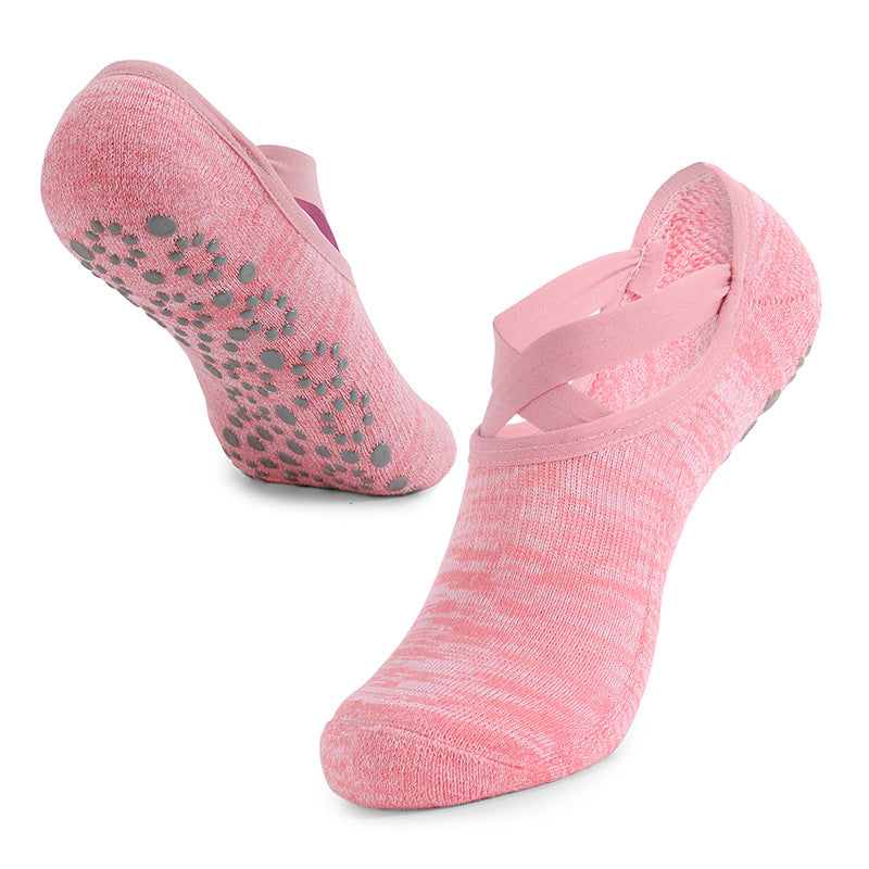 Yoga socks with Grips for Women Non-Slip Grip Socks for Pure Barre, Ballet, Dance, Workout, Hospital