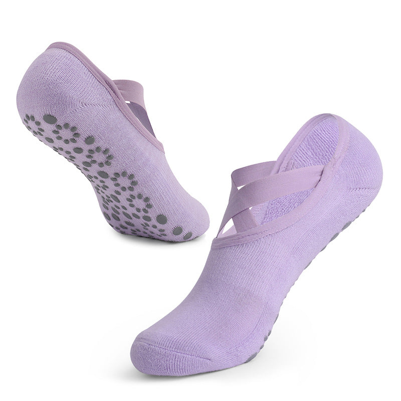 Yoga socks with Grips for Women Non-Slip Grip Socks for Pure Barre, Ballet, Dance, Workout, Hospital