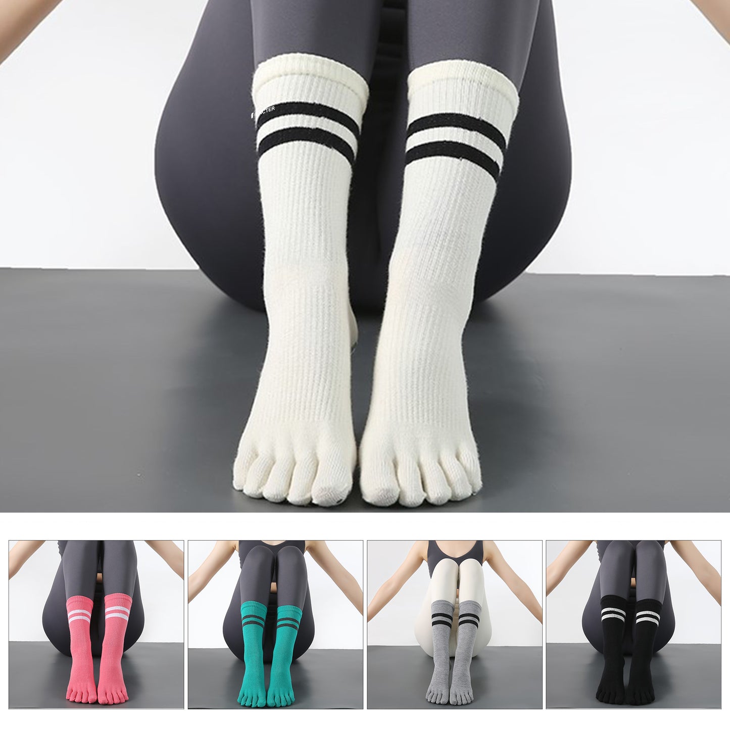 Yoga Socks for Women Pilates Grips Socks Barre Fitness Barefoot Training Socks Hospital Socks