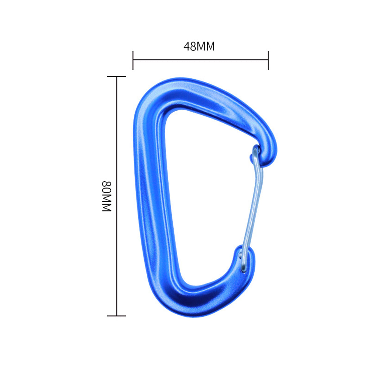 Aviation Aluminum D-Shape Mountaineering Buckle Mountaineering Buckle Aluminium Alloy Carabiner