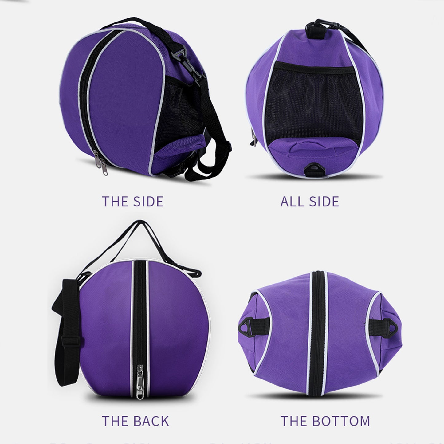 Basketball Training Bag Waterproof Backpack with Detachable Strap Sling Bag