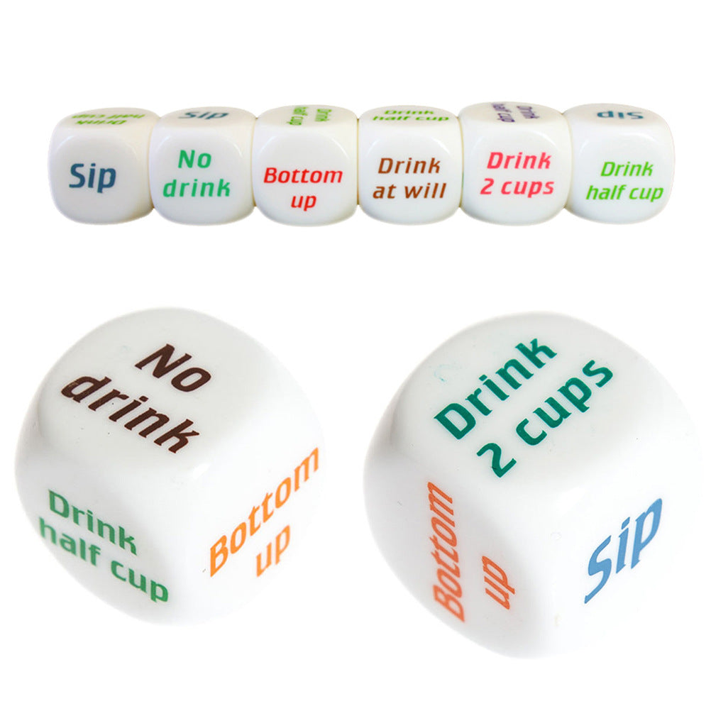 Plastic Fun Creative Wine dice Game