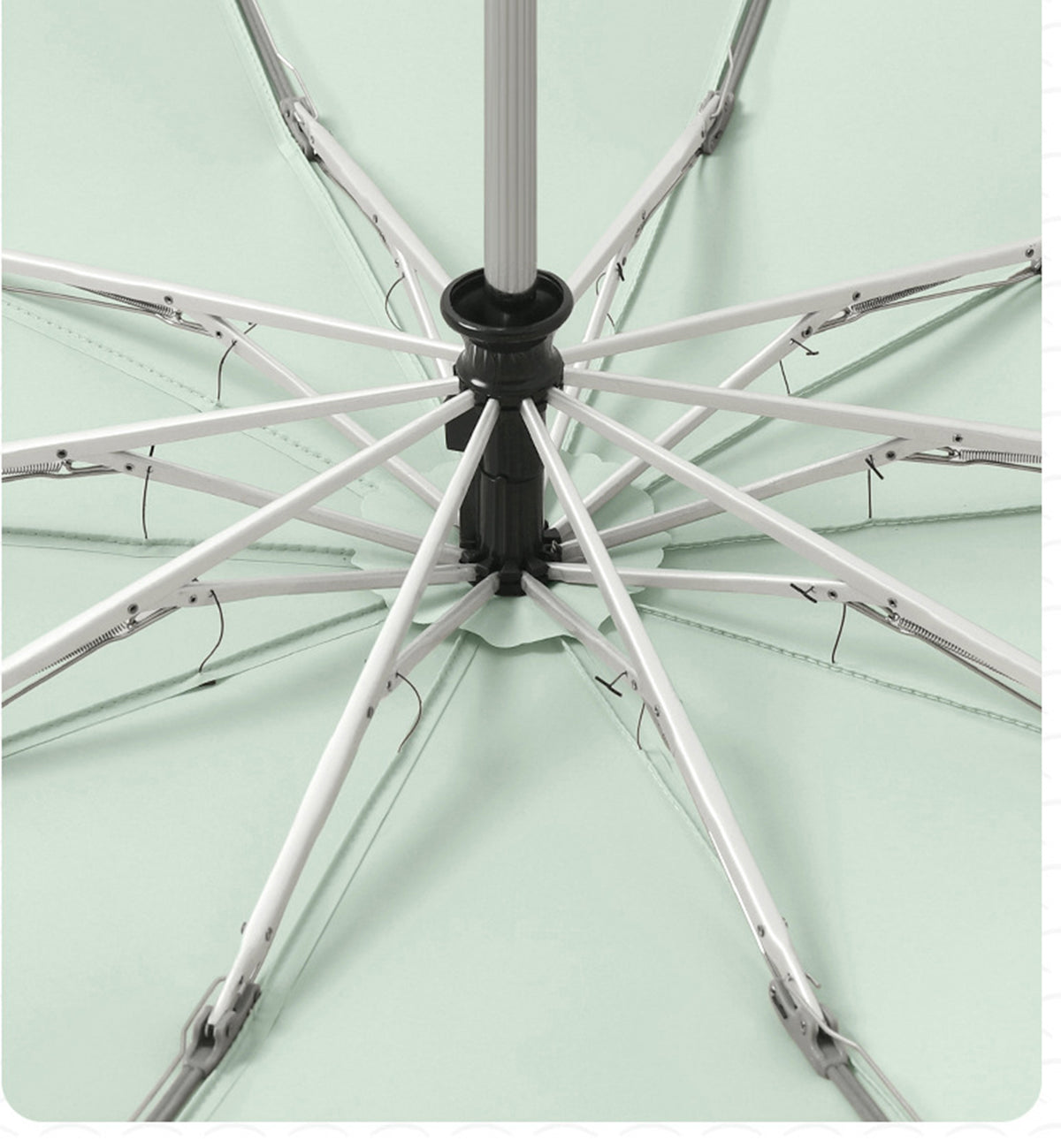 Reverse Folding Umbrella Reflective Safety Strip Automatic Open Umbrella UV Protection Umbrella