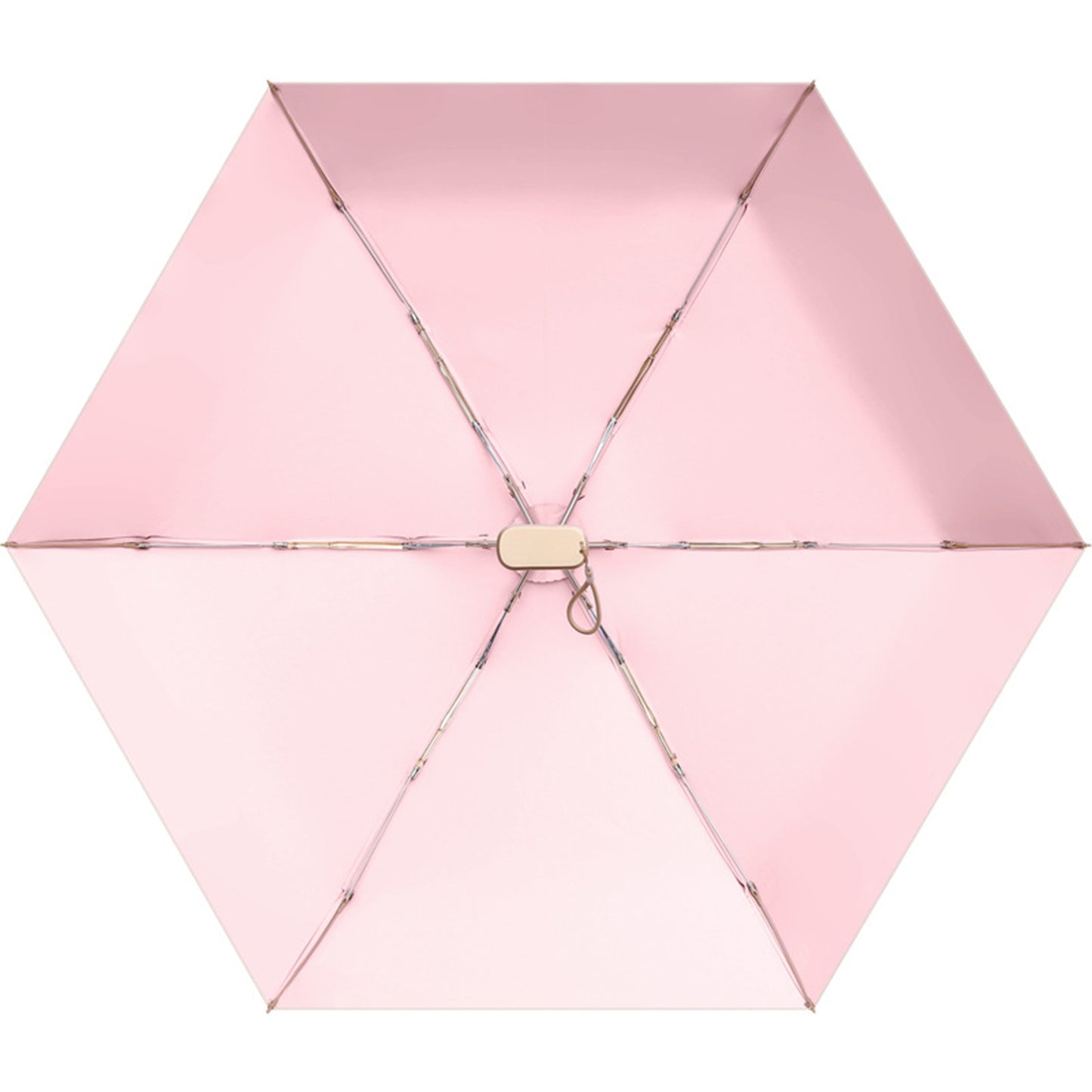 6 Fold Travel Lightweight Protable Pocket Mini Umbrella Manual Open 6 Panels Umbrella