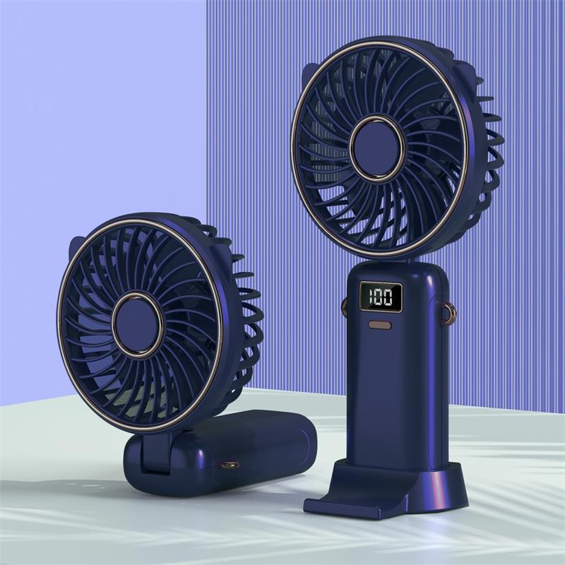 Mini Handheld Fan W/5 Speed Adjustable Fan