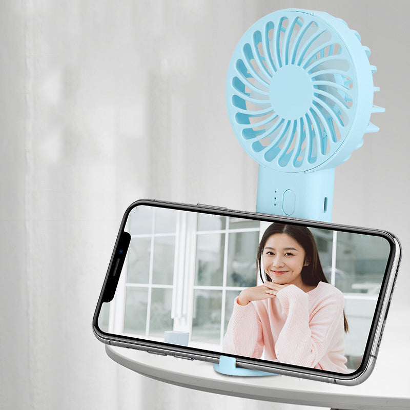 Mini Handheld Fan Battery Operated Small Personal Portable Speed Adjustable USB Rechargeable Fan