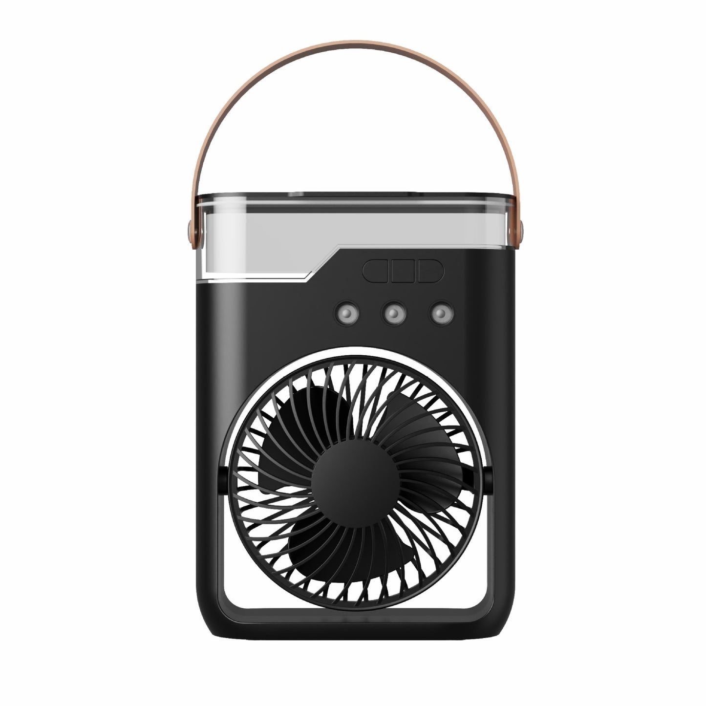 Portable Air Conditioner Fan Mini Evaporative Air Cooler with 7 Colors LED Light