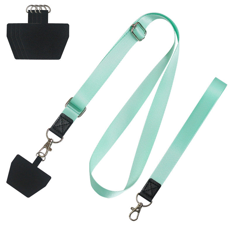 Nylon Phone Lanyard With 2 Pads Compatible With All Smart phone