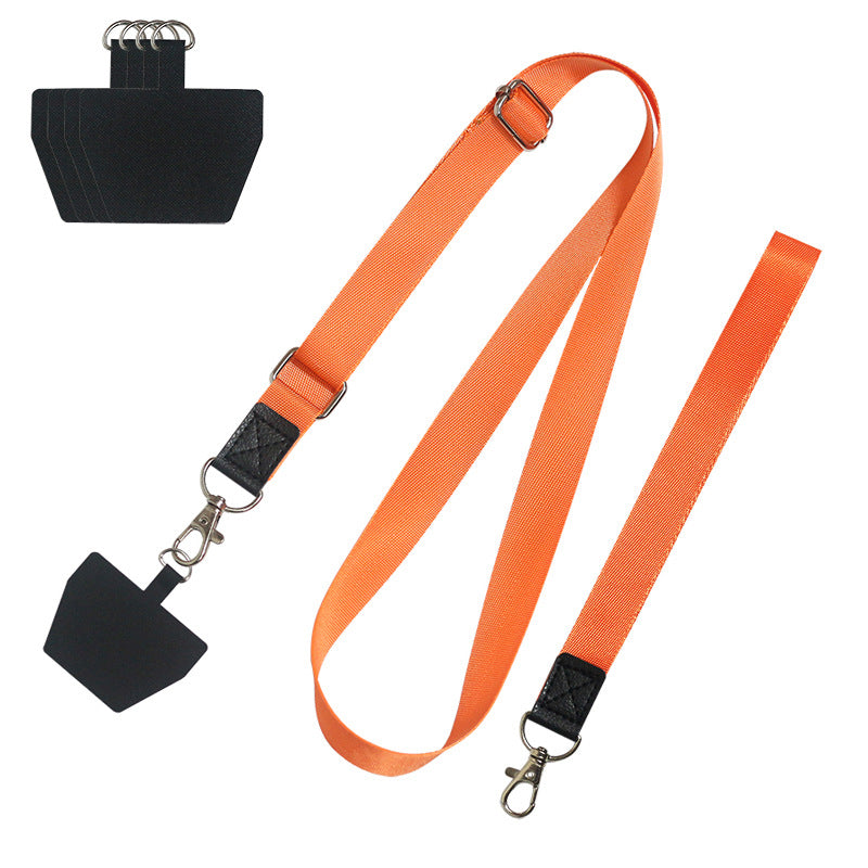 Nylon Phone Lanyard With 2 Pads Compatible With All Smart phone