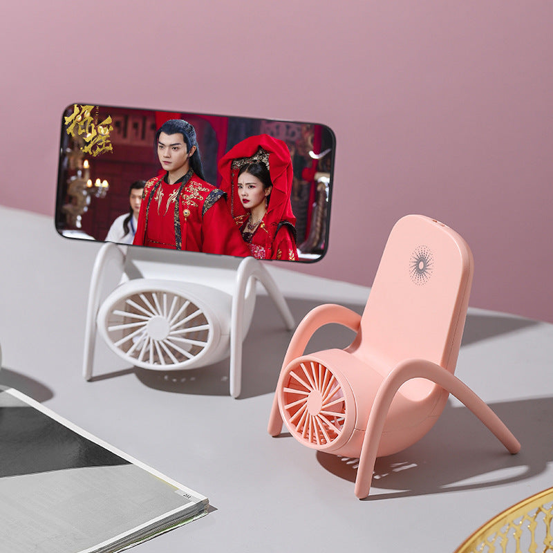 Mini Handheld Fan Rechargeable Portable Small Fan Desk Fan 3 Levels Wind Speed