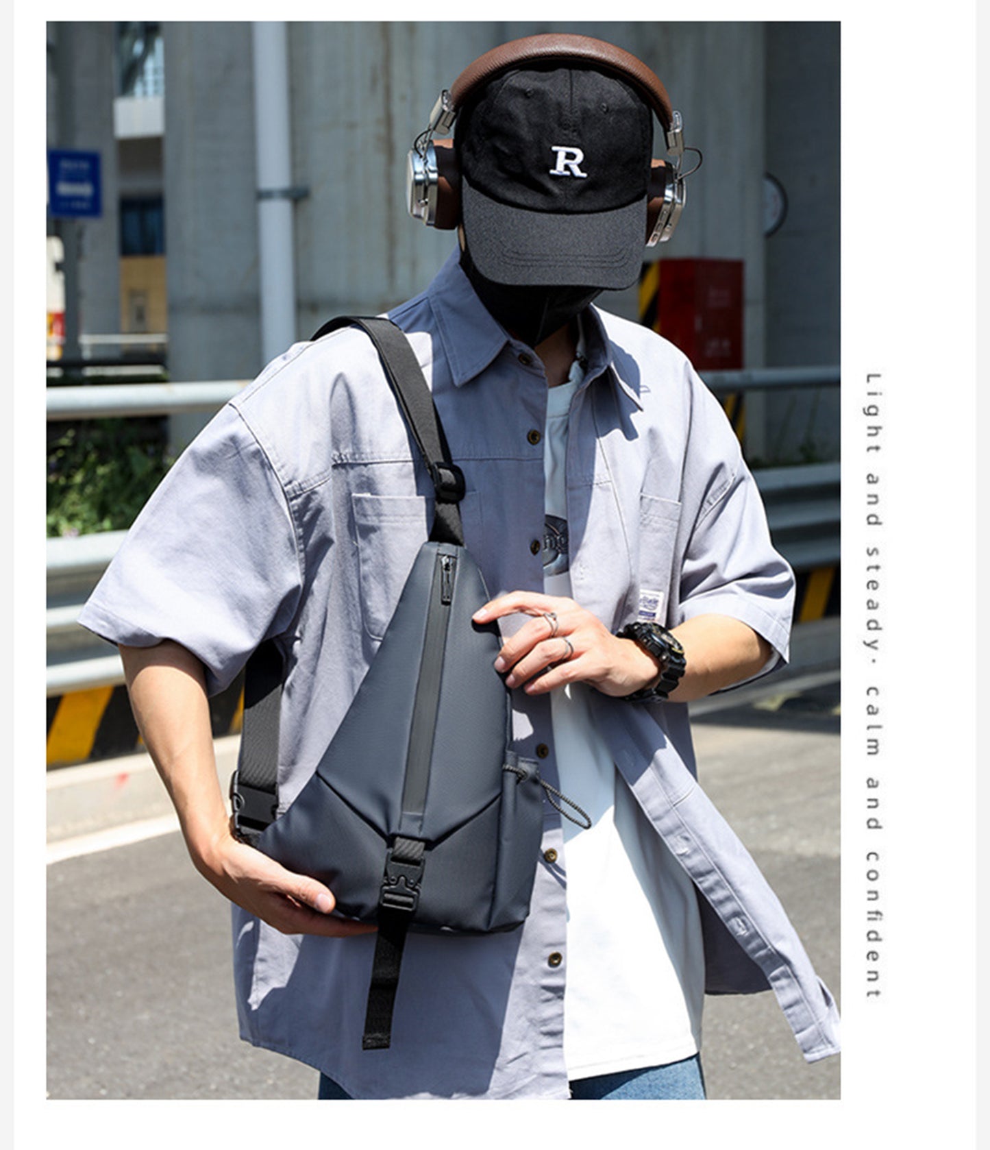 Crossbody Sling Backpack Chest Bag