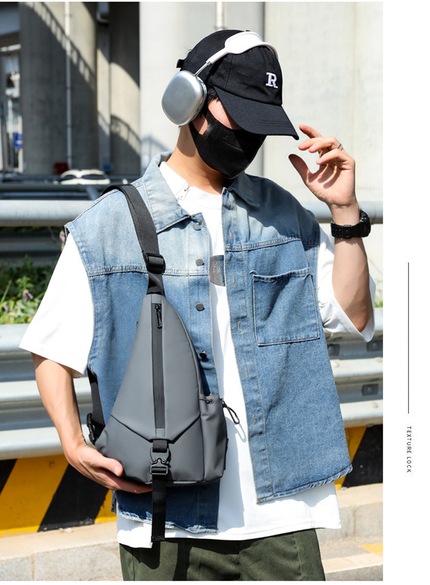 Crossbody Sling Backpack Chest Bag