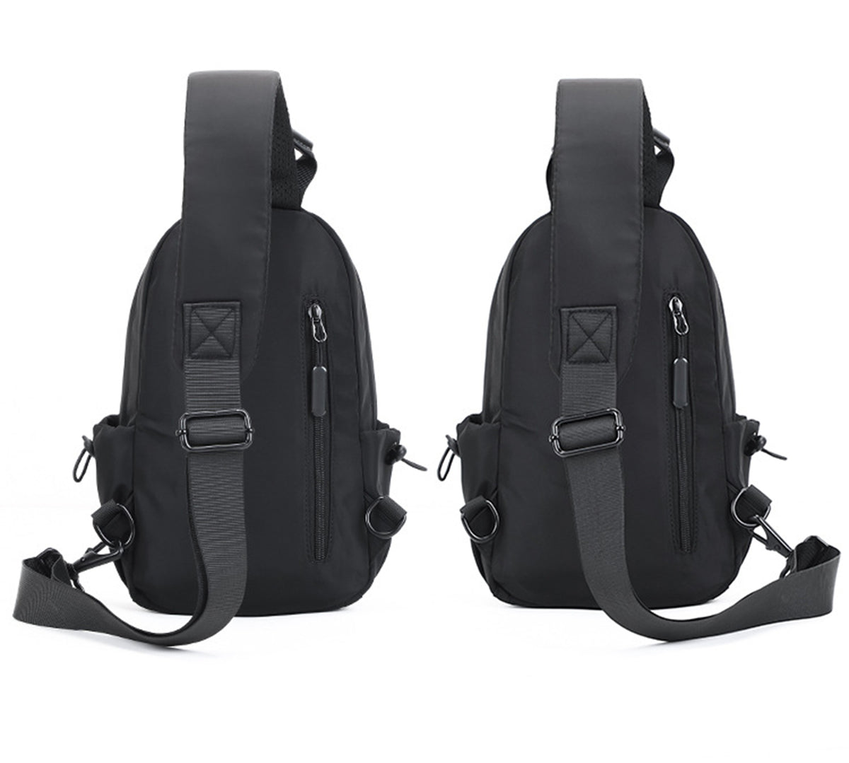Sling Crossbody Backpack With USB Charger Chest Bag