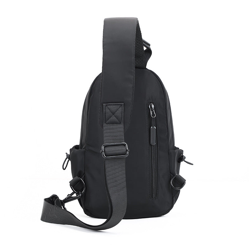 Sling Crossbody Backpack With USB Charger Chest Bag
