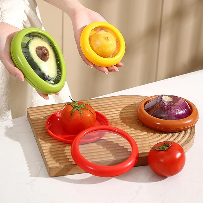 Tomato Shape Refrigerator Silicone Fruit and Vegetable Storage Container