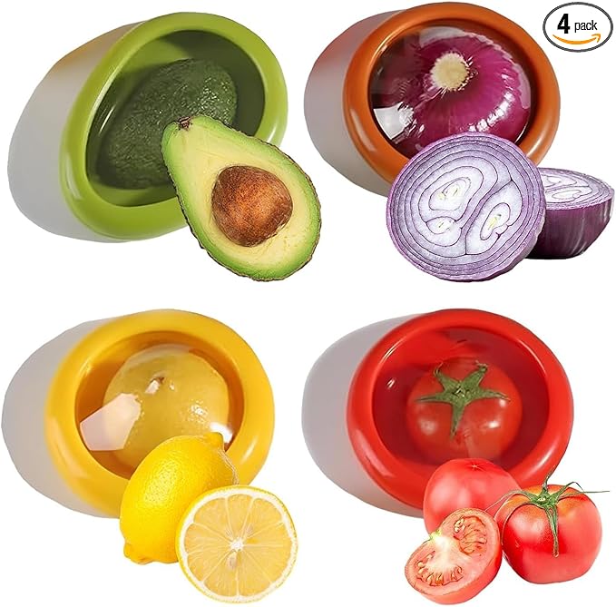 Tomato Shape Refrigerator Silicone Fruit and Vegetable Storage Container