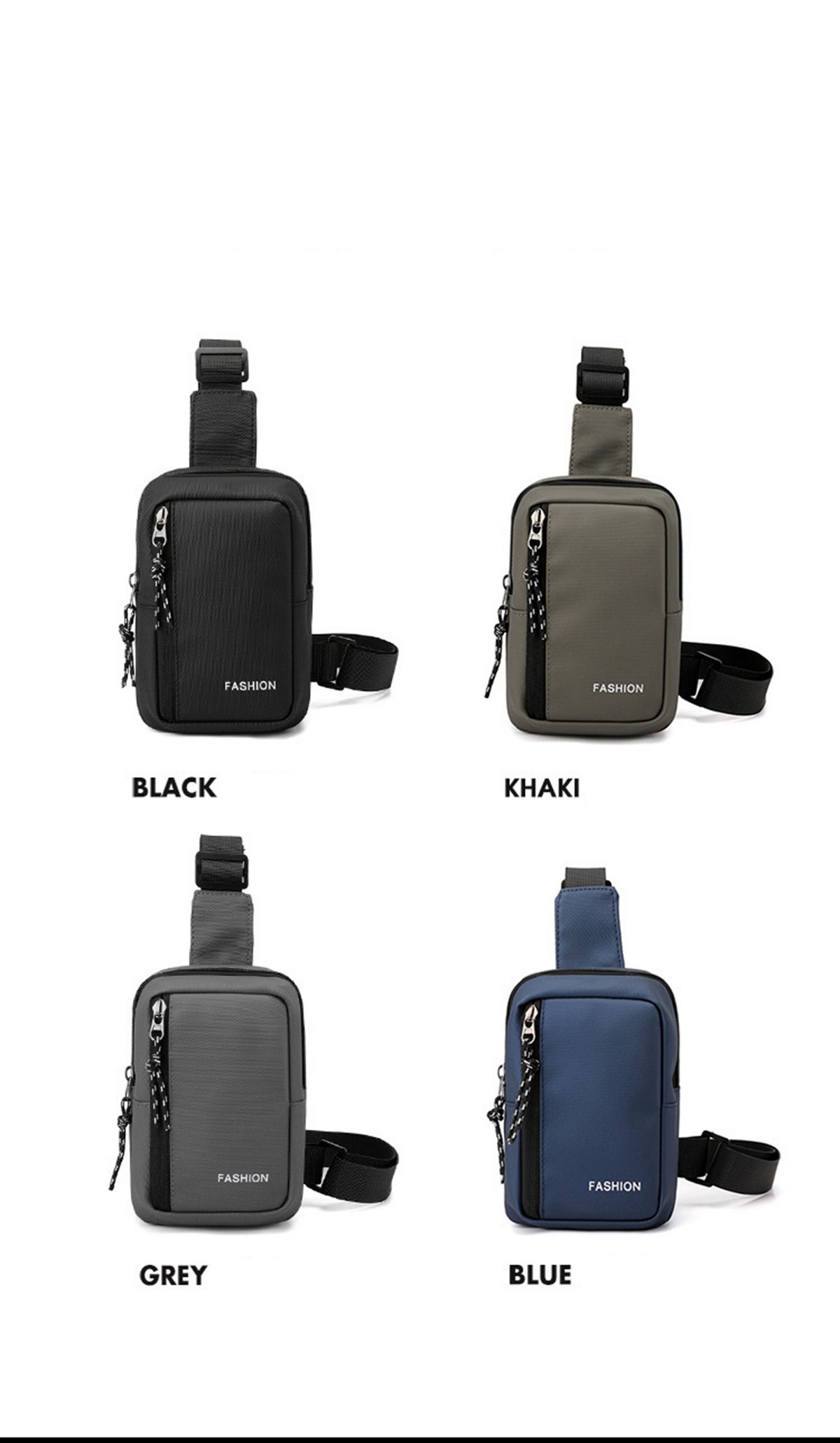 Mini Sling Bag for Women Men Trendy Casual Phone Chest Bag Waterproof Crossbody Daypack