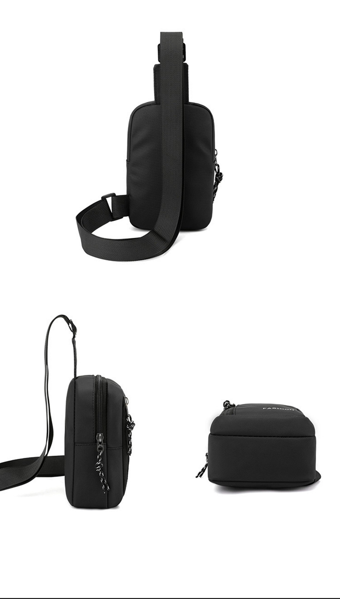 Mini Sling Bag for Women Men Trendy Casual Phone Chest Bag Waterproof Crossbody Daypack