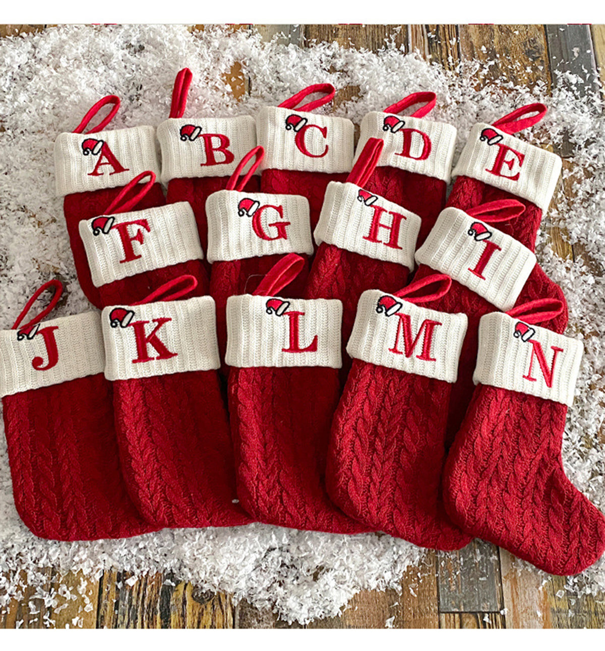Christmas Stockings Personalized Custom Initials