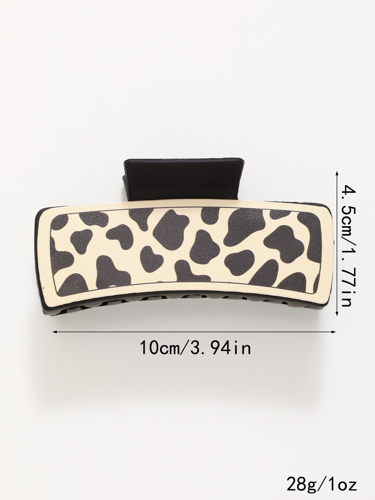 Hair Claw Clips for Women PU Leather Hairpins Traditional ( Large )