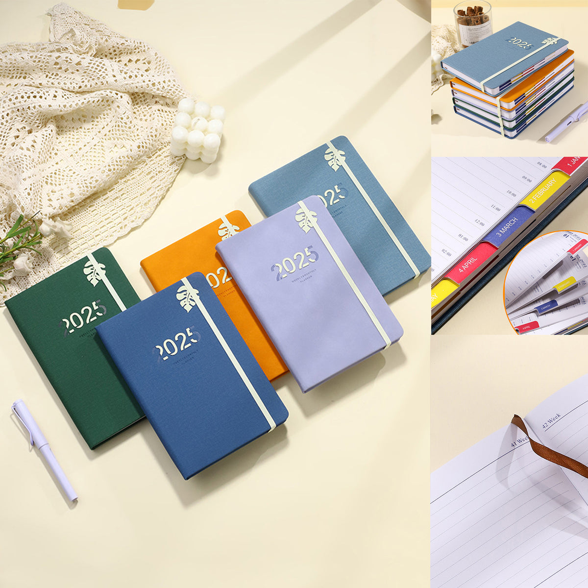Journal Notebook Set with Pen & Gift Box
