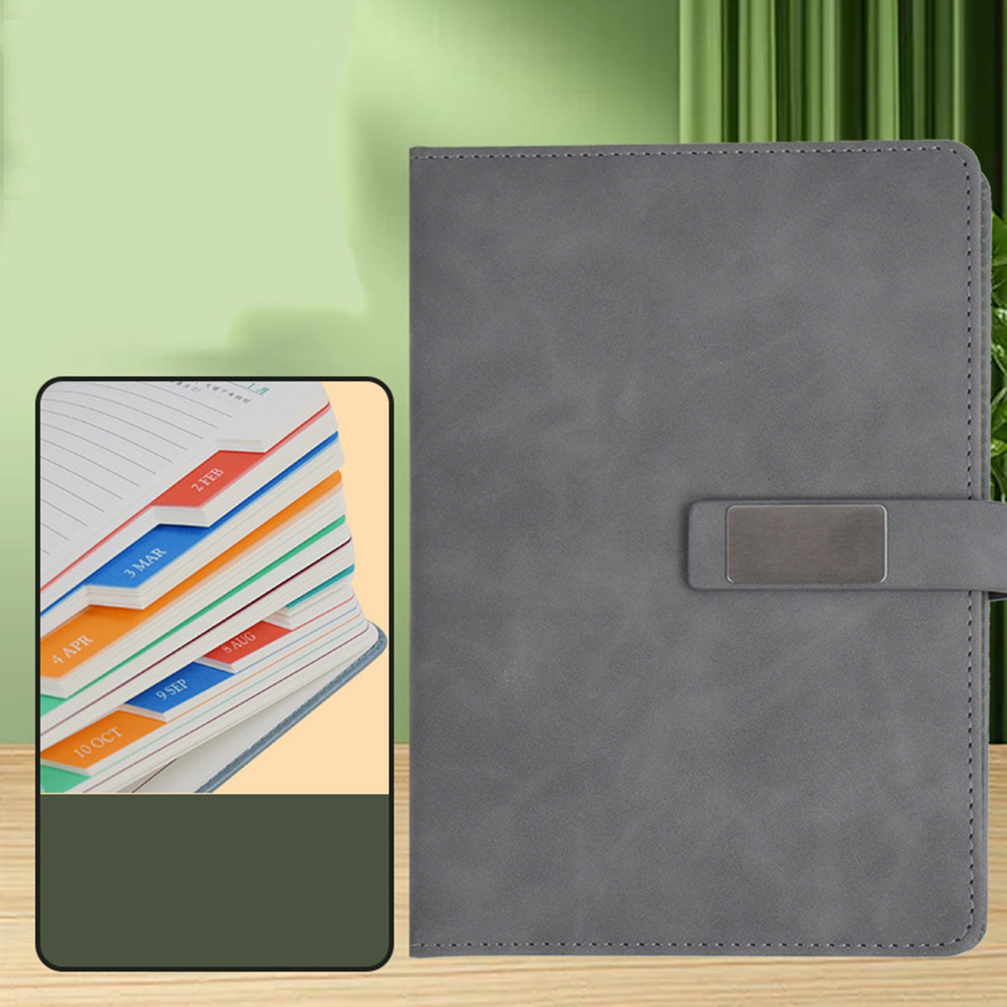 2026 Planner A5 Notepad PU Leather & Pen Gift Box Set