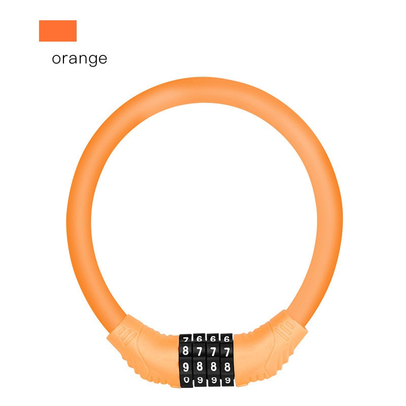 Portable Ring Safety Anti-Theft Combination Bicycle Lock