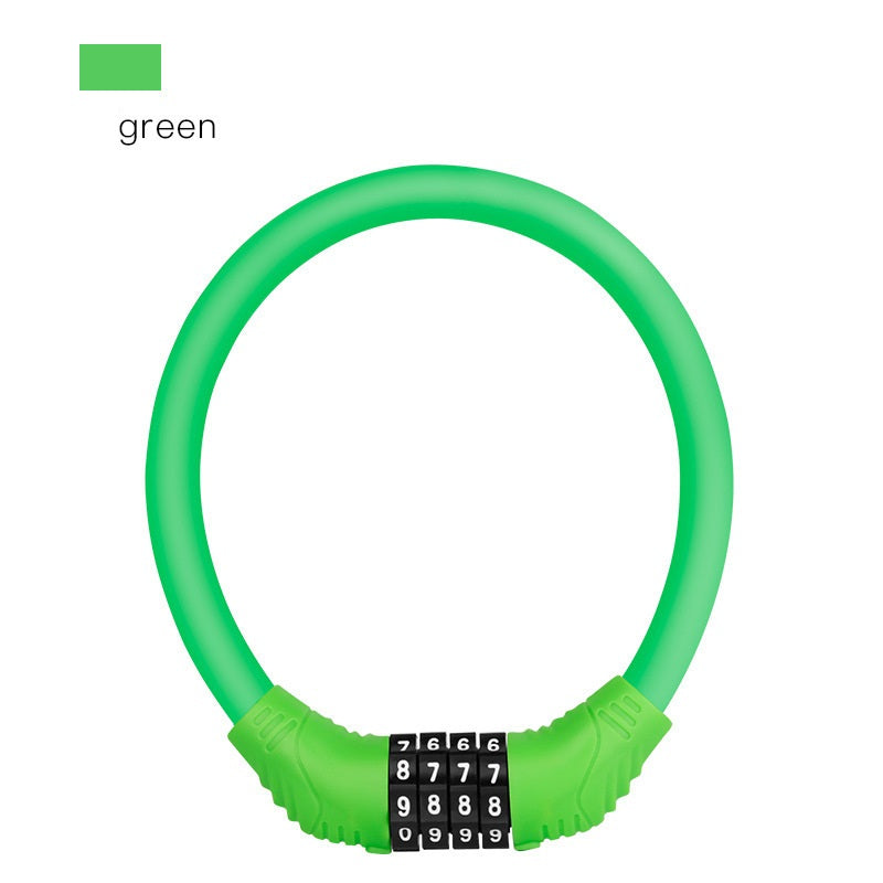 Portable Ring Safety Anti-Theft Combination Bicycle Lock