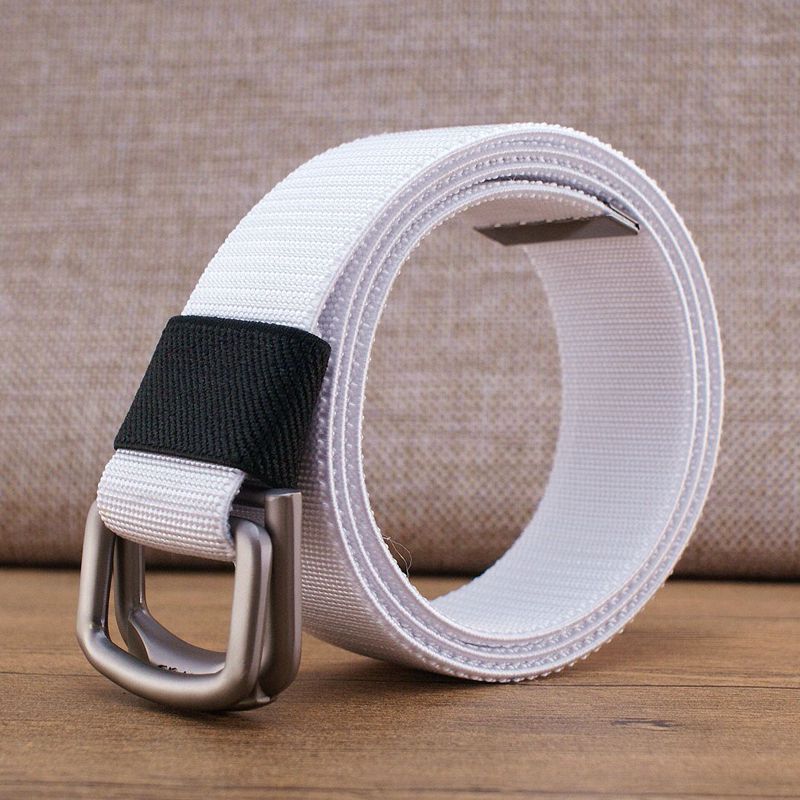 53" Weave Belt W/ Woven Label
