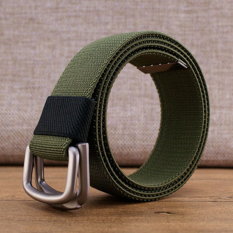 53" Weave Belt W/ Woven Label