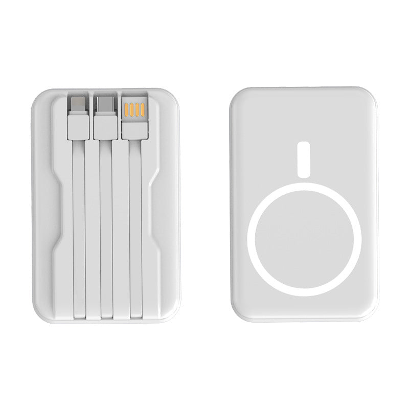 Magnetic Charging 10000 mAh Thin Power Bank Card Shape Power Bank