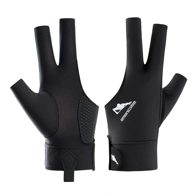 Billiards Glove 3 Finger Pool Glove for Left/Right Hand