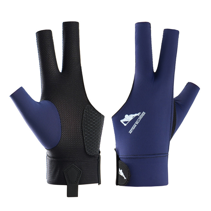 Billiards Glove 3 Finger Pool Glove for Left/Right Hand