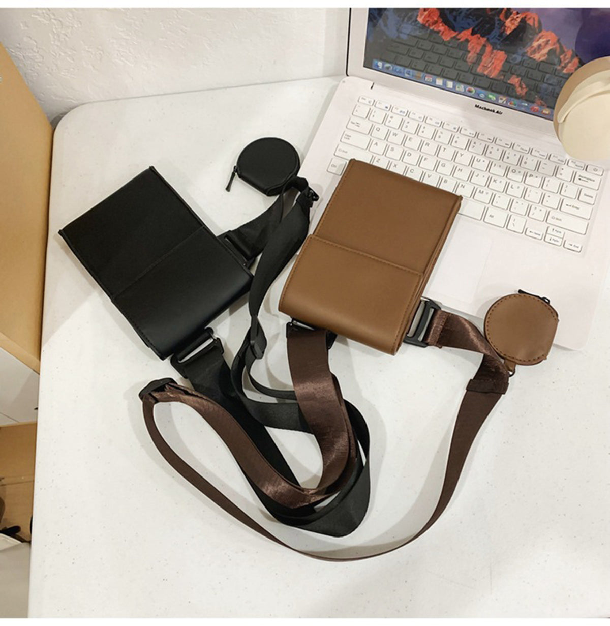 PU Crossbody Cell Phone Purse Crossbody Bags For Women/Men