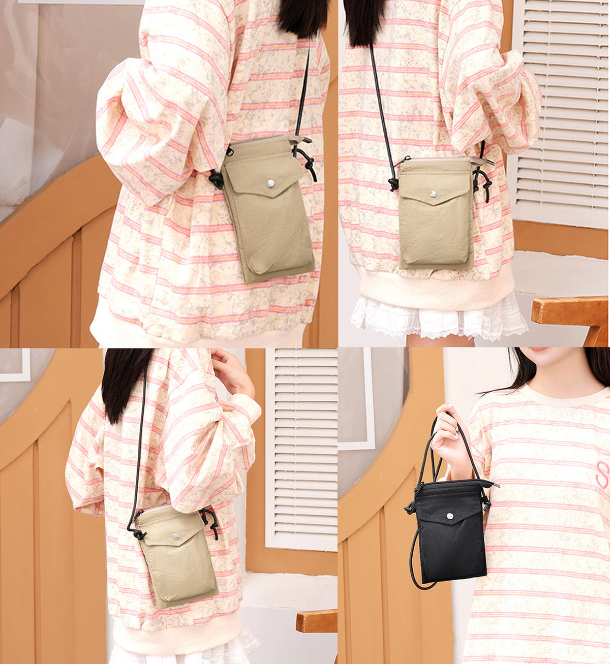 Beige/Black