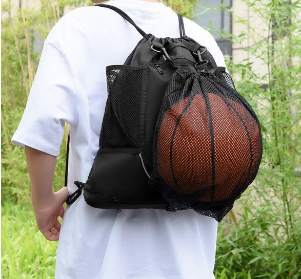 Foldable Drawstring Football Volleyball Multi-functional Backpack Sports Bag